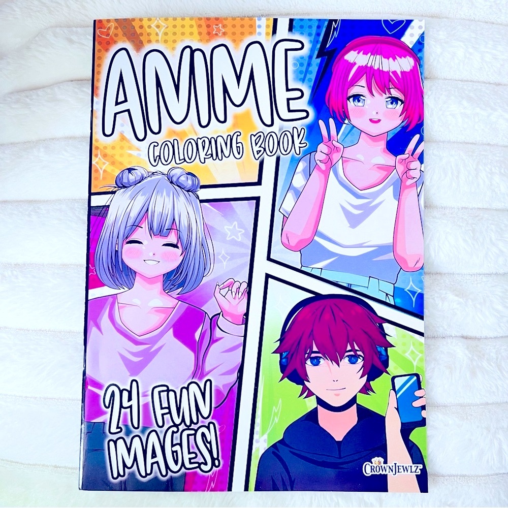 Pair of Anime coloring Books